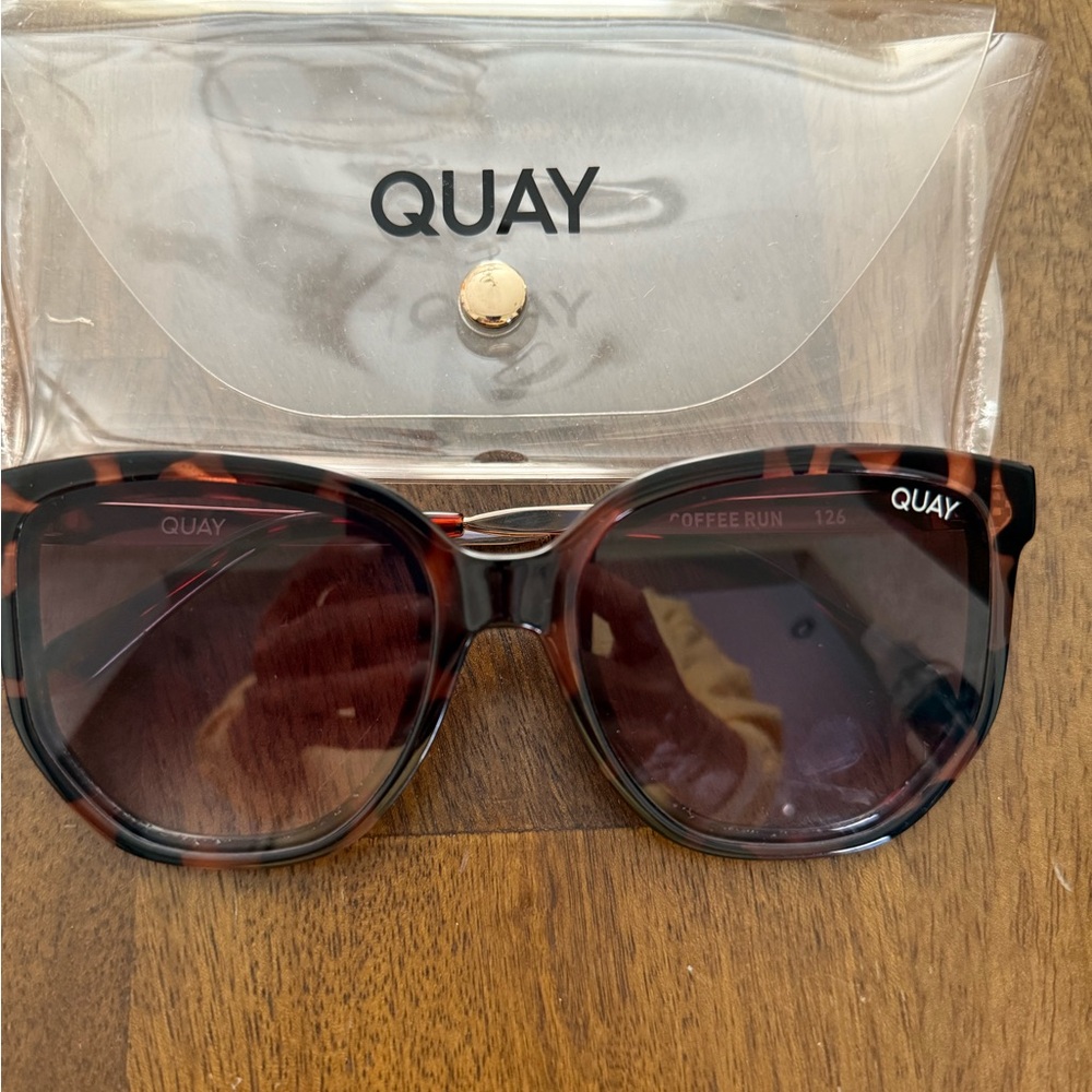 Quay Tortoise Shell Sunglasses